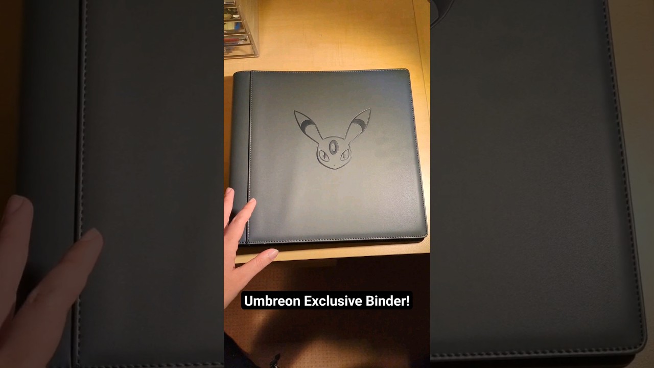 Umbreon Exclusive Binder! #shorts - YouTube Umbreon Exclusive Binder! #shorts - YouTube