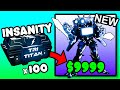 OPENING 100  CRATES for NEW TRI-TITAN GODLY!! (Update LEAKS)