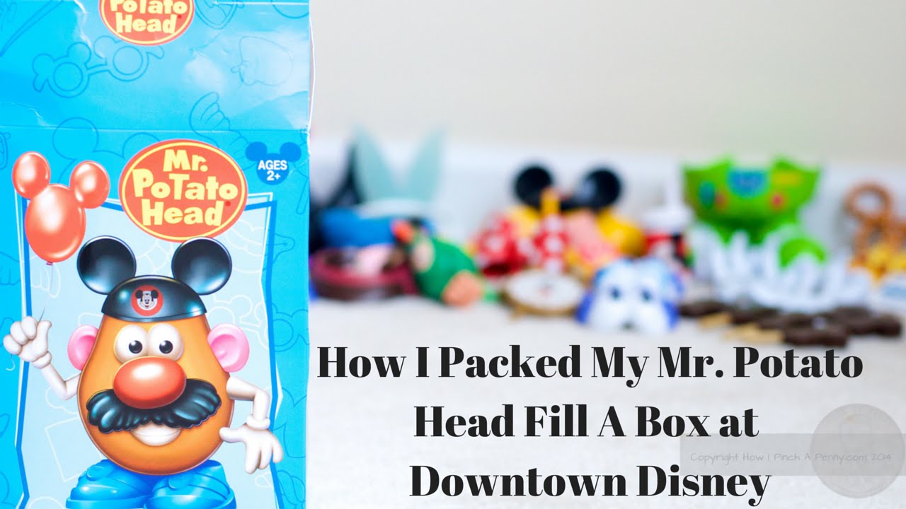 How I Packed My Mr. Potato Head Fill A Box in Disney Springs 