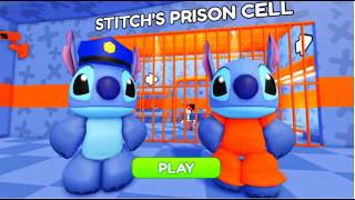 STITCH POLICE VS PRISONER  PRISON RUN! Obbyroblox Gameplay Walkthrough No Death 4K screenshot 3