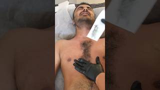 Chest Waxing is Painful