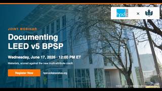 Leed v5 BPSP Webinar June 17th 2026