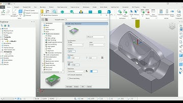 Autodesk PowerMill - Model Area Clearance - Roughing Toolpath - Tutorial 12- Tamil
