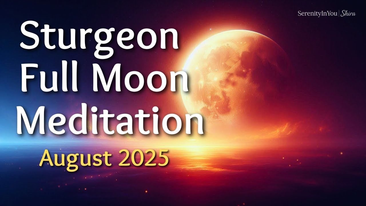 August Full Moon Portal 🌕 Sturgeon Moon Meditation for Release & Alignment