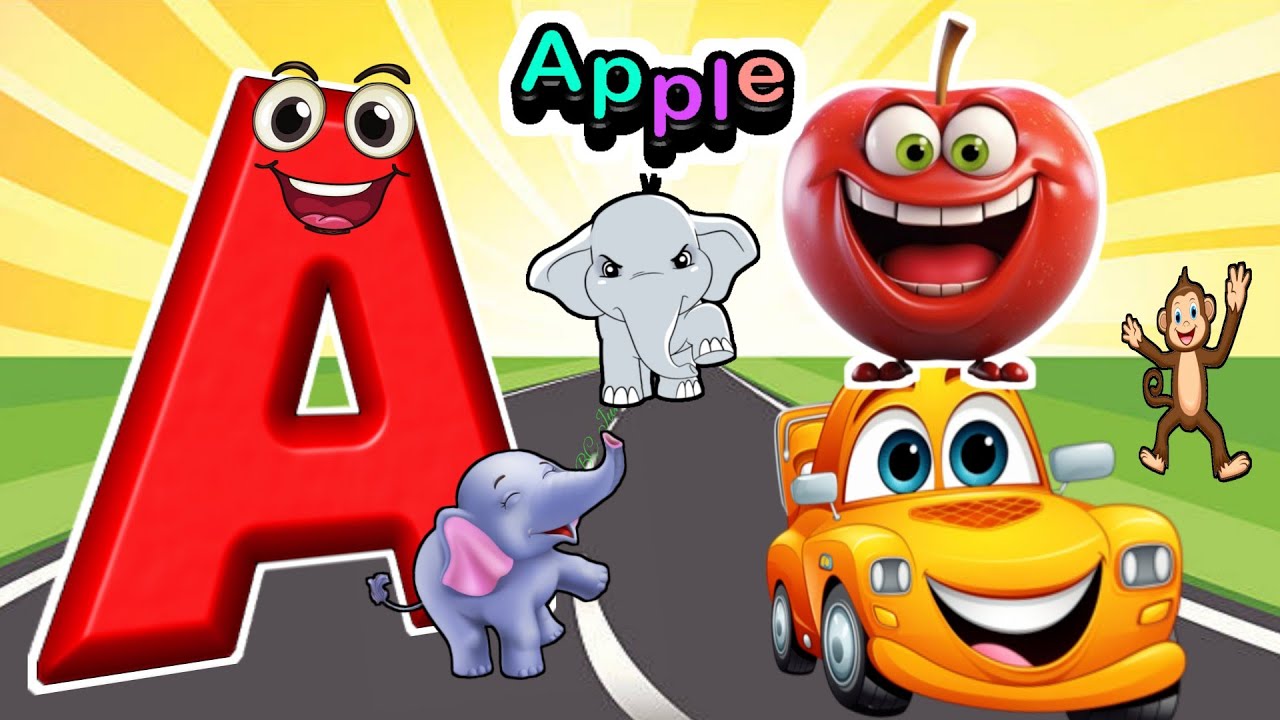ABC Phonics Song /ABC Song / ABC lyrics song / Kiddos Study Zone / Tiny ...