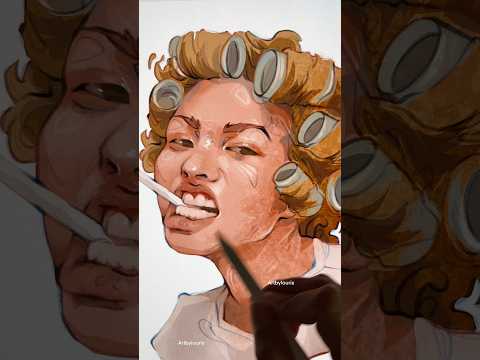 #digitalillustration  using my basic brush set for @Procreate