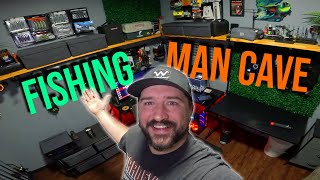 My $30,000 Fishing Man Cave! | Gear & Tackle Organization Tips