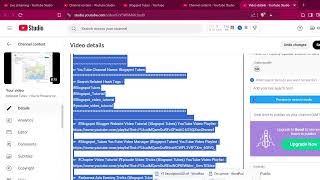 LIVE!!! 08 Video Tutorial _ How To Add New Description-Sub-Titles-End-Screen-Cards on YouTube Videos