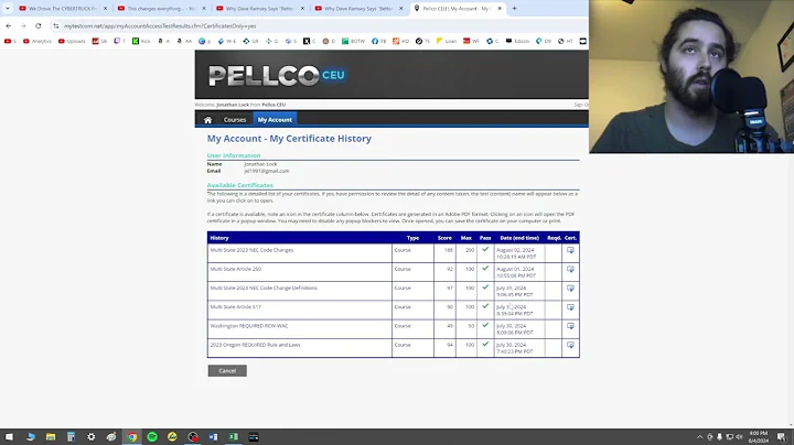 Pellco Continuing Education Review (Electrical Course Online)