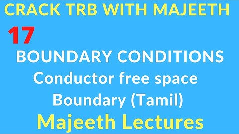 17  Boundary Conditions Conductor free space Boundary