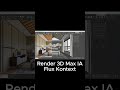 Render com IA - 3D Max