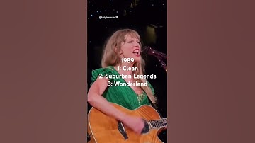 Top 3 Songs From Each Taylor Swift Album #taylorswift #erastour #taylorsversion