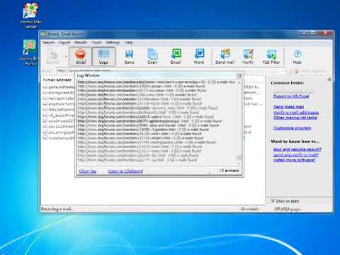 Web Email Extactor   Download   Email Marketing Software   AtomPark Software