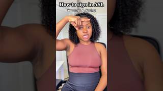How to sign “spring” and “summer“ in #asl