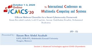 12 - Efficent Malware Classsifier for a Smart Cybersecurity Framework