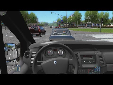 City car driving renault