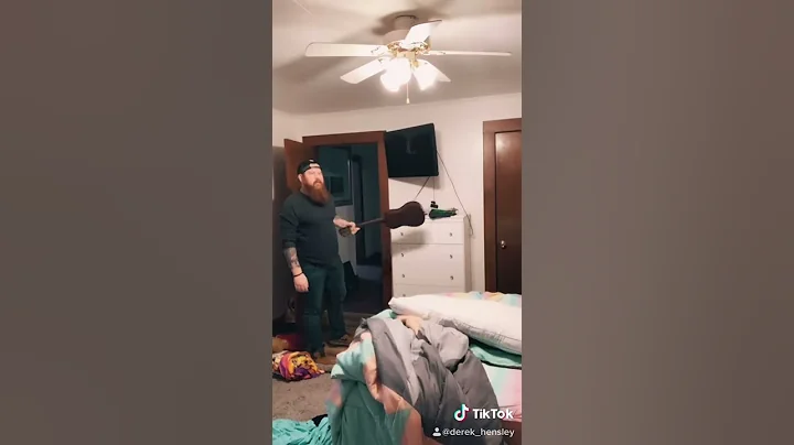 Dad busts daughters tv