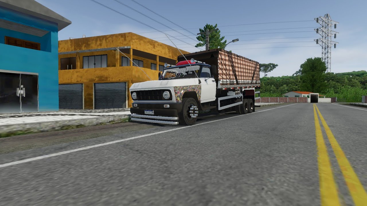 Parei na casa do meu avô para descansar e amanhã continuaremos.#globaltruckonline