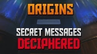 Black Ops 2 Zombies Origins Secret Message REVEALED - BO2 Origins Message Easter Egg DECODED