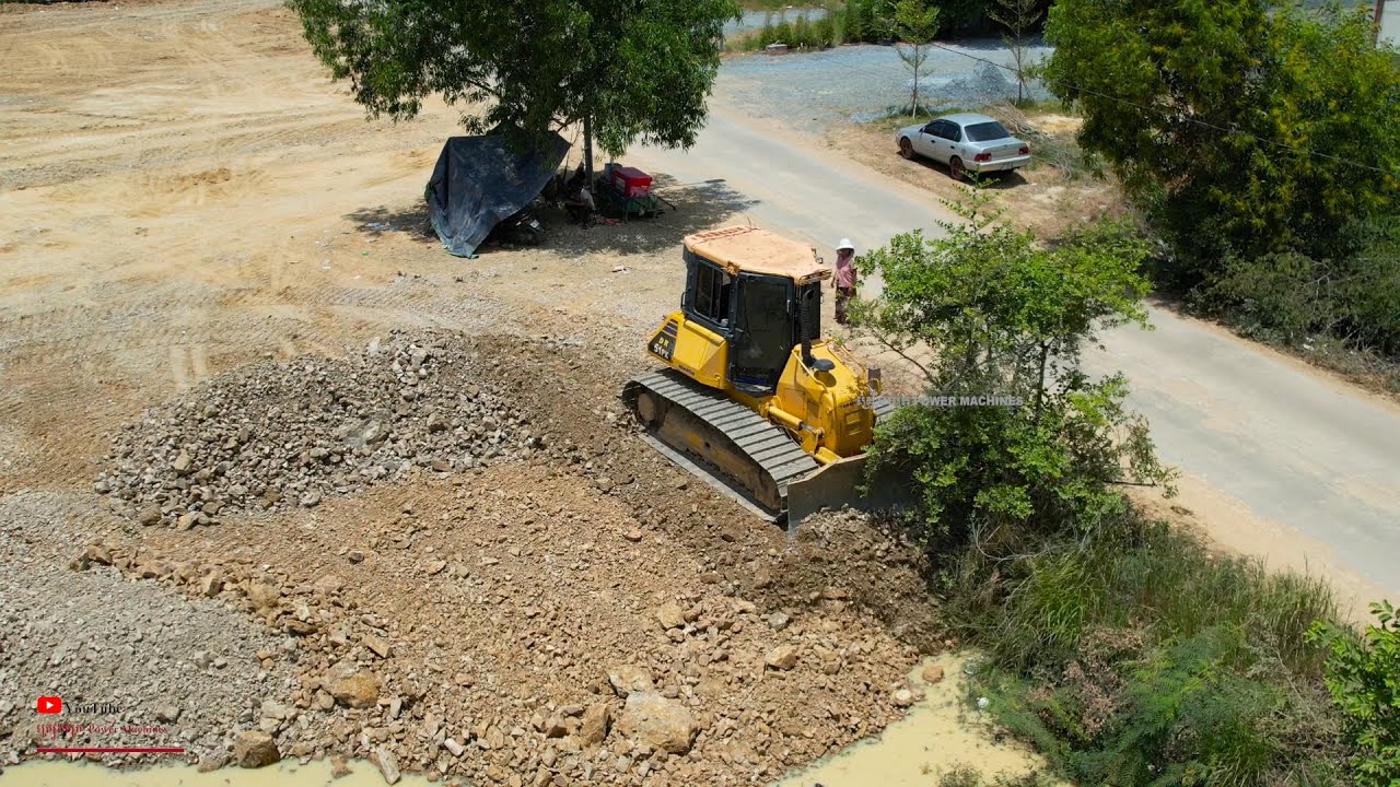 Excellent New Updateing Superstar Operator’s KOMATSU Dozer Cutting ...