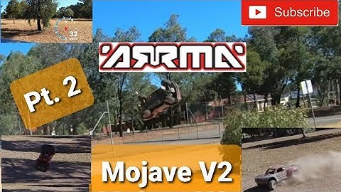 Arrma Epic Bash P.t 2 - MOJAVE 6s 1/7 Scale RC Car - Action & Onboard footage!