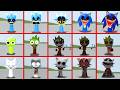 ALL SPRUNKI FAMILY SIZE COMPARISON – WHO WILL WIN THE BATTLE IN GARRY’S MOD?