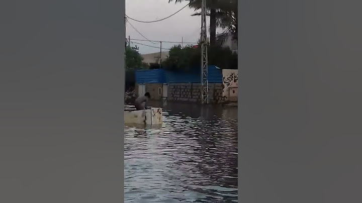 فيضانات بغداد 2015 (مقلب طريف)