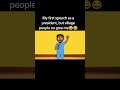 My first speech as a president, but village people no gree me😂.  #flipaclip #animation #fyp #funny