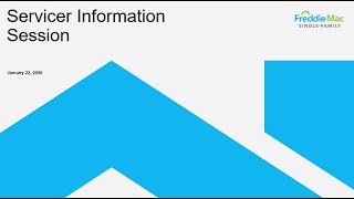 Webinar Playback: Servicer Information Session (January 22, 2026)
