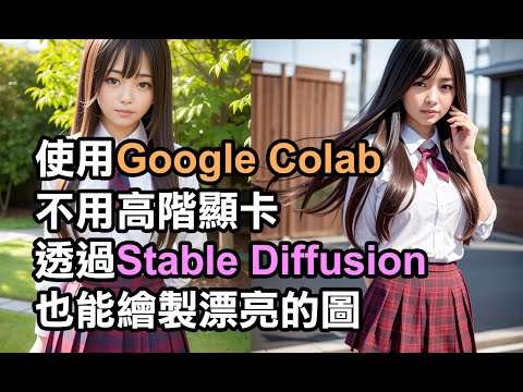 使用 Google Colab 不用高階顯卡，透過 Stable Diffusion 也能繪製漂亮的圖