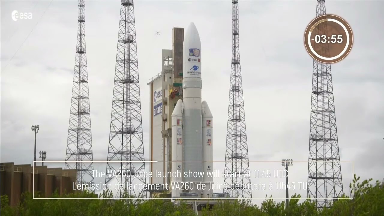 Juice Launch to Jupiter | ESA