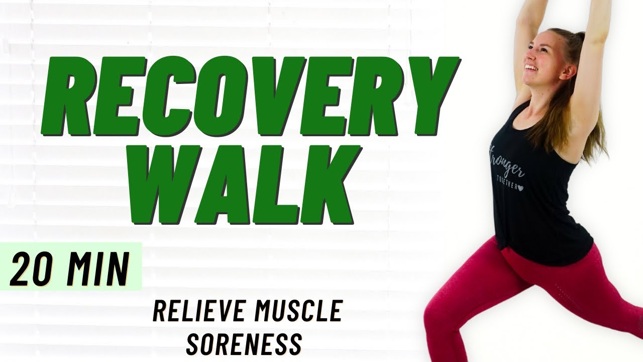 CHALLENGE DAY 27 || RECOVERY WALK || Gentle Walking Workout / Relieve muscle soreness