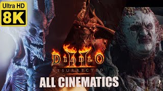 Diablo 2: Resurrected ALL Cinematics 8K  (Enhanced with Neural Network AI)