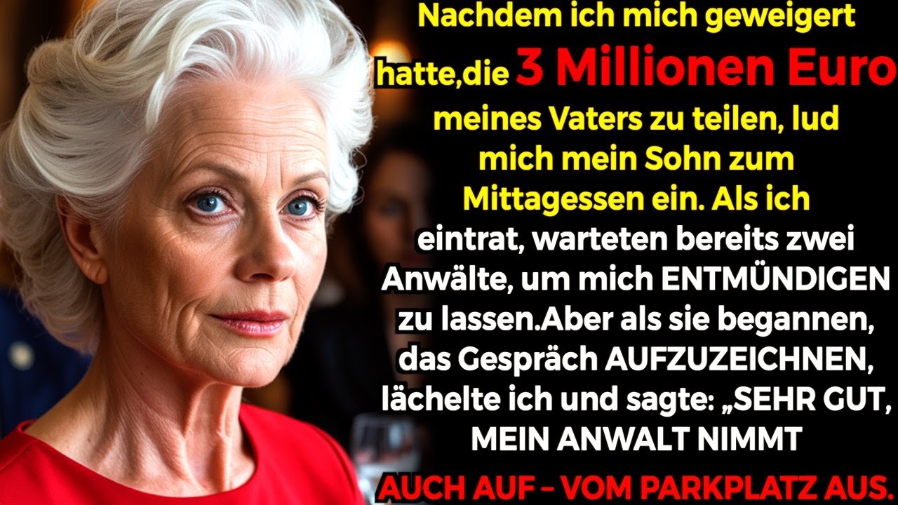 Nachdem ich mich weigerte, mein Erbe zu geben, lud mein Sohn zum Familienessen ein  Als ich kam