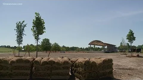 New performance stage at Mount Trashmore almost finished