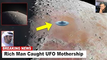 UFO MOTHERSHIP Caught on MOON‼️😨 RICH MAN Caught with $10M Telescope