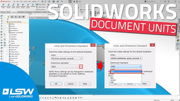How to Change the Document Units in SOLIDWORKS? (in just a few clicks!)