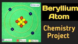 Beryllium Atomic structure/bohr model of Beryllium/chemistry project for exhibition/Kansal Creation