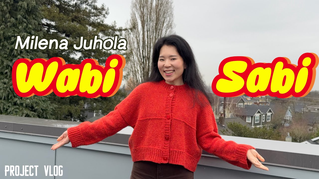 Project vlog 40 - wabi sabi cardi by milena juhola in peace fleece worsted | jacket january