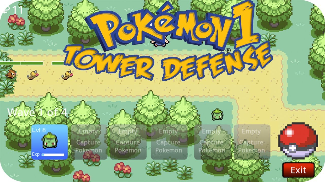 POKEMON TOWER DEFENSE  Pokemon Fan Game Español 