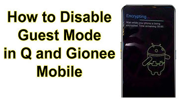 Enable or Disable Guest Mode in all Gionee and Q Mobiles || Guest mode problem solved || turn on off