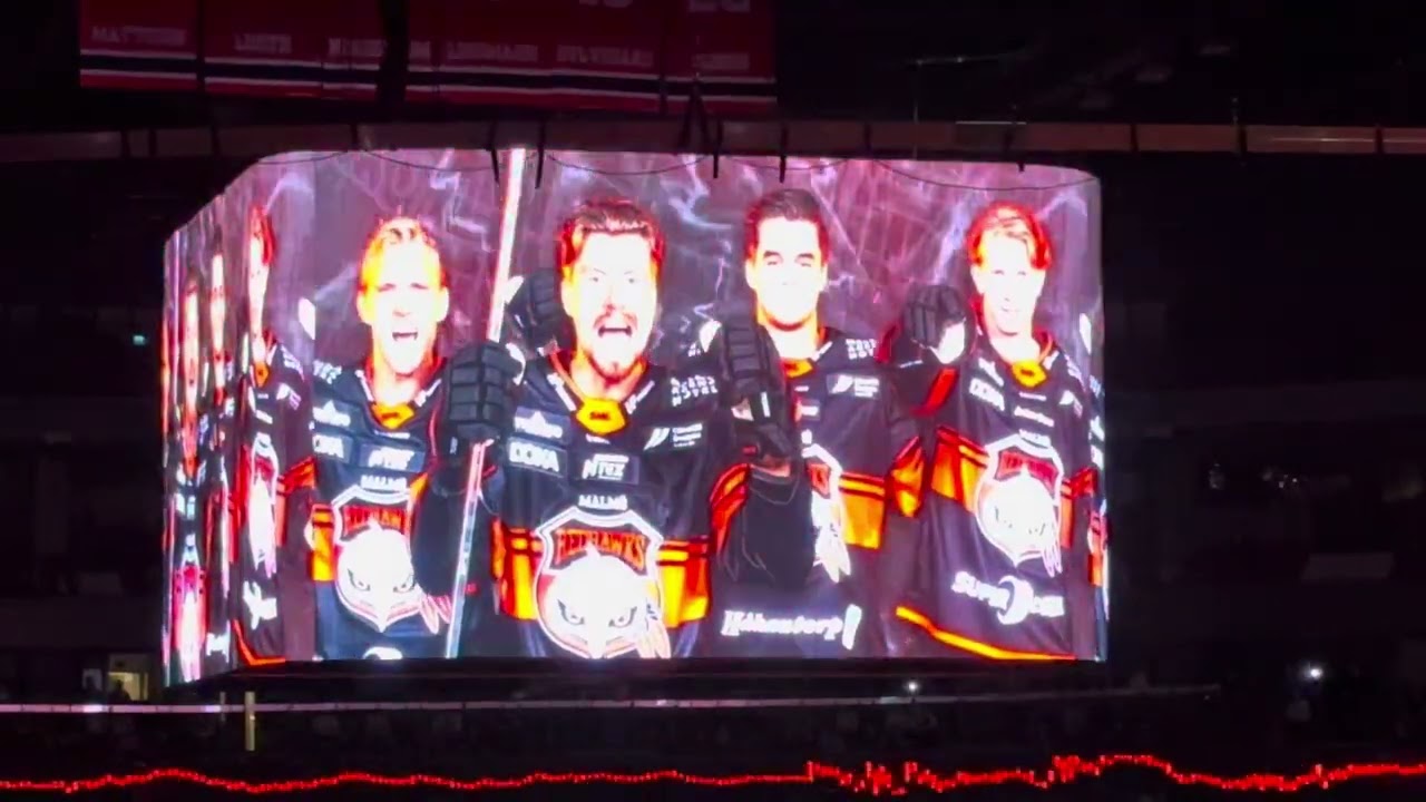 Malmö Redhawks Intro, Malmö-Brynäs, Kvartsfinal 3, 24 mars 2025