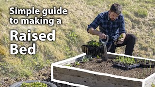 How to BUILD, FILL and PLANT a Raised Bed | Grow Your Own Food