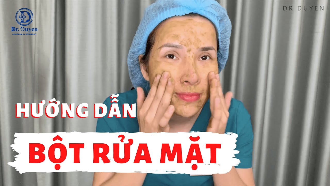 Hướng dẫn sử dụng bột rửa mặt | Dr Duyên