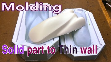 Transforming a Solid master part into a Thin Walled Hollow cast resin part