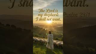 Gods Promise of Provision l Psalm: 23:1#Psalm23 #Psalm231 #BibleVerse #DailyBibleVerse #BibleShorts
