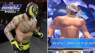 WWE 2K19 vs. SmackDown! Here Comes The Pain - Character Comparison