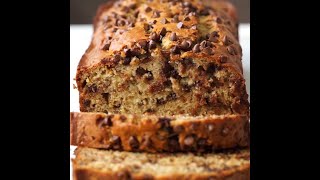 One Bowl Chocolate Chip Banana Bread🍴 easy recipes🍷 One Bowl Chocolate Chip Banana Bread🍴 easy recipes🍷