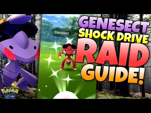 Genesect (Shock Drive) Raid Boss - Pokemon Go