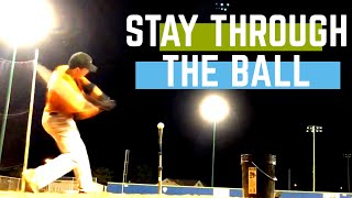 HITTING TIPS: How to Stay Through the Ball